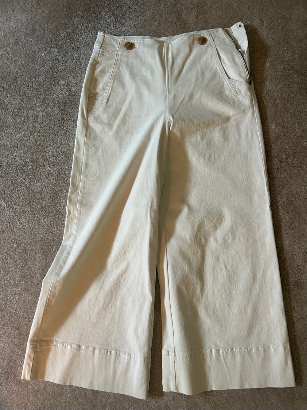 Anthropologie Maeve Wide Leg Trousers